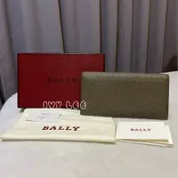 在飛比找PopChill優惠-[二手] Bally straddok 卡其大象灰長夾 近新