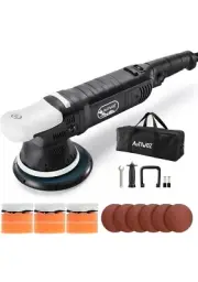 Autiwoz 6” Buffer Polisher Rotary Car Waxer 850W Corded Elec. 6-SPD 1800-4800rpm