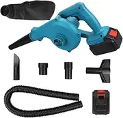 [Gupcaqosjw] Battery Leaves Blower - Handheld Electric Auto Dust Cleaner - Strong Blowing Performance Cleaning Tool for Terraces, Home Gardens, and Garages