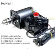 Adjustable Speed Motor for Lathe, Electric Drill, Electric Grinder with Fan