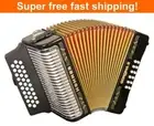 Hohner Corona II Diatonic Accordion - Keys of G/C/F -Jet Black -NEW