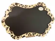 Leopard Print Chalkboard Horizontal Easel Personalize Wedding Party 8”x11” New
