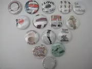 Vollyball volly ball buttons flat back or pin badge cabochons embellish magnets