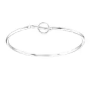 Silver Plain Heavy Bangle