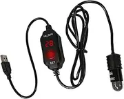 Perfk Small Aquarium Heater 10W Temperature Controller Intelligent Thermostat USB Heating Rod