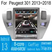 10.4" Android Navigation Car GPS Stereo Tesla Style For Peugeot 301 2013~2018