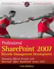 Professional SharePoint 2007 Records Management Development: Managing Official Records with Microsoft Office SharePoint Server 2007 (Paperback)-cover