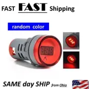 Digital Mini LED Display Voltmeter AC 60-500V Voltage Meter Monitor random color