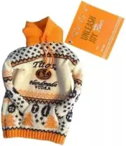 NEW Titos Handmade Vodka Bottle Hoodie Sweater Collectible 2024 Holiday with tag