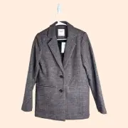 Abercrombie Fitch Wool Blend Blazer Coat