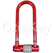 Germany Schone Lock Door Gate Storage Toolbox Lock long Shackle 140mm Red