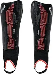 Precision Unisex Adult Origin.0 Shin Guards (UK Size: L) (Black/Red)
