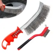 Wire Brushes Set 2Pcs Wire Scratch Brushes Grill Brush Rust Removal Stainless St