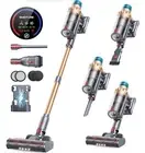 Cordless Vacuum Cleaner, 550W 45KPA 60 Mins Runtime Self-Standing Vacuum Clea...