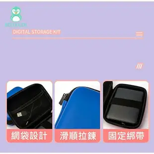 台灣現貨 3C配件收納包 行動電源包 硬殼收納包 木紋 行動硬碟包