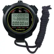 Digital Sports Stopwatch, 10Lap /Split Memory Stopwatch Count Down , 1294