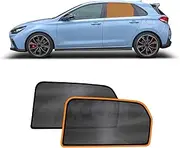 X-CAR Rear Window Sun Shade for Hyundai i30 Hatchback 2018-2025 Magnetic Car Sun Blind Mesh