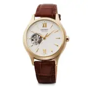 Orient RN-AG0728S Automatic Watch Mechanical Automatic Semi Skeleton White NEW