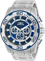 [Invicta] Men's 22319 Pro Diver Analog Display Quartz Silver Watch, Stainless Steel, 50 mm, Quartz Watch,Diver,Chronograph