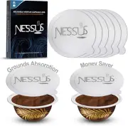 Aluminum Foil Seals for Reusable Nespresso Vertuo Pods, 60 Pcs, 62mm