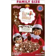 Kellogg's Elf on the Shelf Breakfast Cereal HOT COCOA Marshmallows 12.2oz (1 pk)