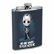 Play With Me Em1 Flask 8oz Stainless Steel Hip Drinking Whiskey