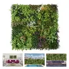 FOSZMAC 1PC 40"x 40" Artificial Grass for Wall 3D Faux Boxwood Hedge Panels G...