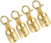 4pcs Cord Lock Stoppers Stylish Rope End Caps for Banister Rails Decorative Hanging Ropes and Welcome Columns and Fashionable Safety