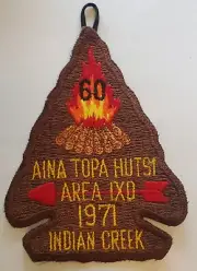 1971 OA Area 9D Conclave - Texas - Aina Topa Hutsi Lodge 60 Host