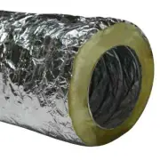HVAC 10 in. x 25 ft. Insulated-Flex Ducting Ventilation Duct Hose
