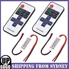 2PCS 12V RF Wireless Remote Switch Controller Dimmer for Mini LED Strip Light AU