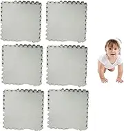 Interlocking Carpet Tiles,Soft Puzzle Carpet Carpet Squares | Comfortable Interlocking Carpet Squares with Padding Attached for Home, Utility Room, Bedroom