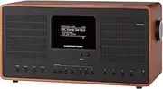 REVO SuperConnect Stereo - Internet Radio/DAB+ Digital Radio (30 Watt, Stereo Radio, Internet, WLAN, DAB/DAB+/FM, Spotify, Amazon Music, napster UVM, Design Radio) Walnut-Black