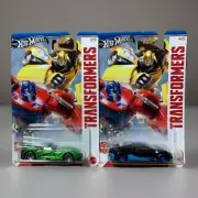 Hot Wheels Transformers Set Of 2 Corvette C7.R And Bugatti Veyron