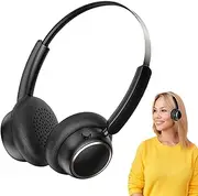 Wireless Headset for Music,Wireless Headset Noise Canceling | Retro Design Earphones Entertainment Audio Tool for Video Watching, Running, Working