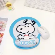 Kawaii Sanros Mouse Pad with Wrist Rest Non-Slip Rubber Computer Pad Snoopy