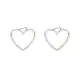 Snatch 純愛相框耳環 - 大銀框 / Pure Love Earrings - Large Sliver