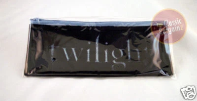 TWILIGHT =LOGO PENCIL / MAKE-UP CASE with Zip= NEW RARE