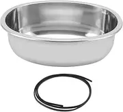 Marine Boat Oval Sink Steel Brushed Large Capacity Quick Drainage for RV Yacht Motorhome