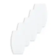 5pc Moshi Nanohedron Replacement Filter for Kids/Child Reusable Face Mask White