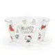 大賀屋 Hello Kitty 透明碗 白色 滿版 水晶碗 碗 三麗鷗 凱蒂貓 KT 日貨 正版授權 J00011912