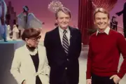 Edith Head Hal Holbrook Bob Mackie in Omnibus 1980s TV Historic Old Photo 1