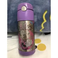 在飛比找蝦皮購物優惠-二手，約5成新～膳魔師 THERMOS 紫色 米妮圖案 公司