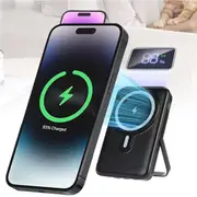 30000mAh Bank Magsafe Magnetic USB Fast Charger Battery Pack for Phone Power
