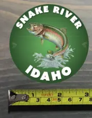 Snake River Sticker Decal Idaho Fly Fishing Trout Abel Ross Reels TFO