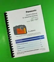 Owners Manual for Panasonic DC-TS7 Camera 199 Pages W/Clear Covers!