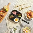 Non-Stick Egg Frying Pan Four-hole Egg Dumpling Pot Hamburg Bread