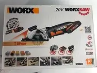 在飛比找Yahoo!奇摩拍賣優惠-售完WORX 威克士WX523鋰電小鷹鋸 帶激光切割器,手提