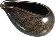 Veemoon Elegant Ceramic Dipping Pot Sauce Boat Milk Frothing Jug Pourer Perfect for Household Use
