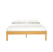 Camilla Solid Pine Wood Bed Base - Natural
